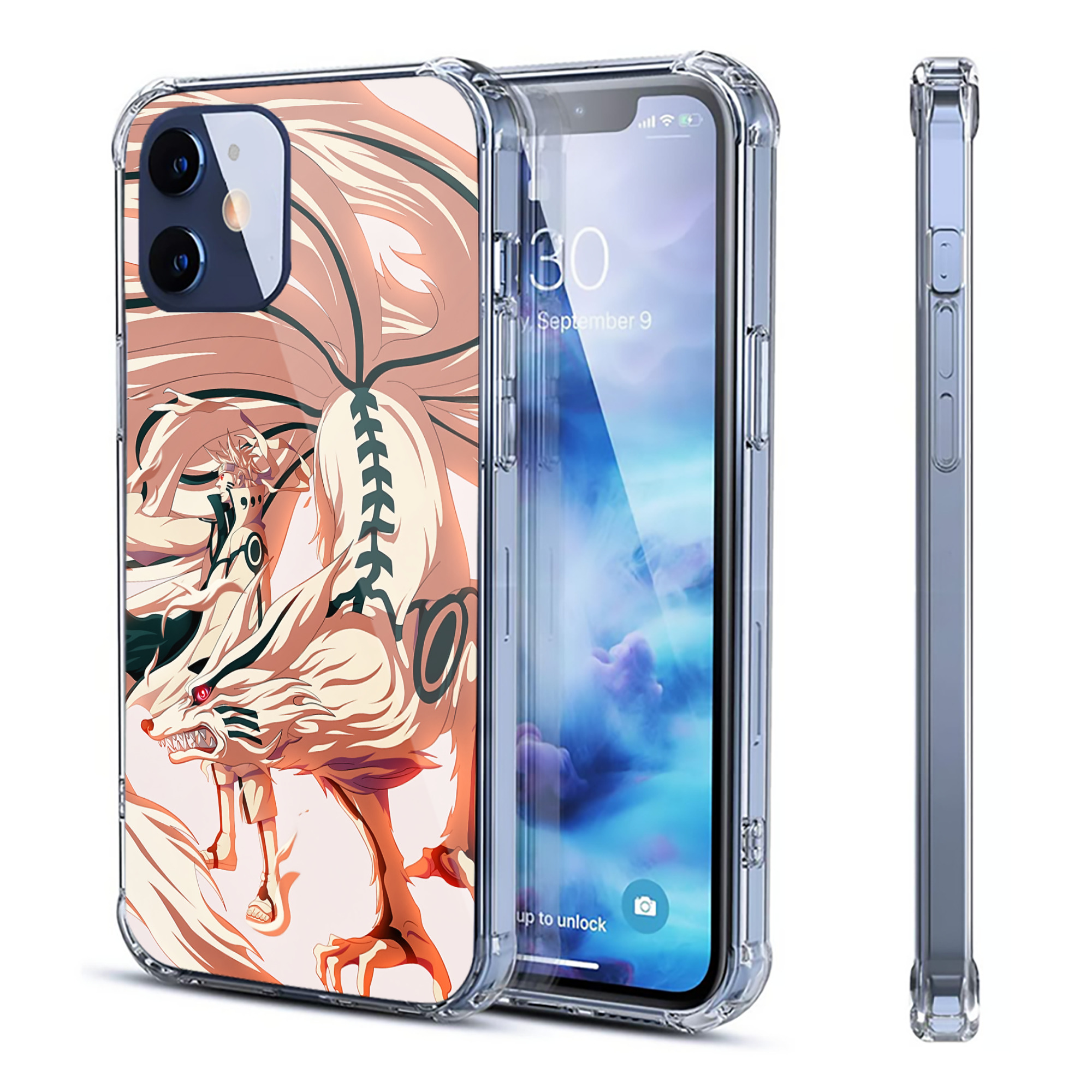 （画像用） NARUTO -ナルト- NARUTO -ナルト- 疾風伝 【iPhone 12シリーズ対応】透明スマホケース（クリアソフトケース）